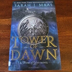 Throne of Glass TOWER OF DAWN Sarah J Maas HCDJ OOP First Edition 1st/1st EX-LIB
